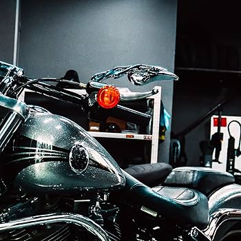 Amazon | クロム色 ハーレーダビッドソンのオートバイ ハンドルバーに